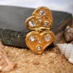 Double Take Hearts Earring