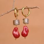 Ember Drop Hoops Earring