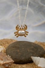Golden Crab Necklace