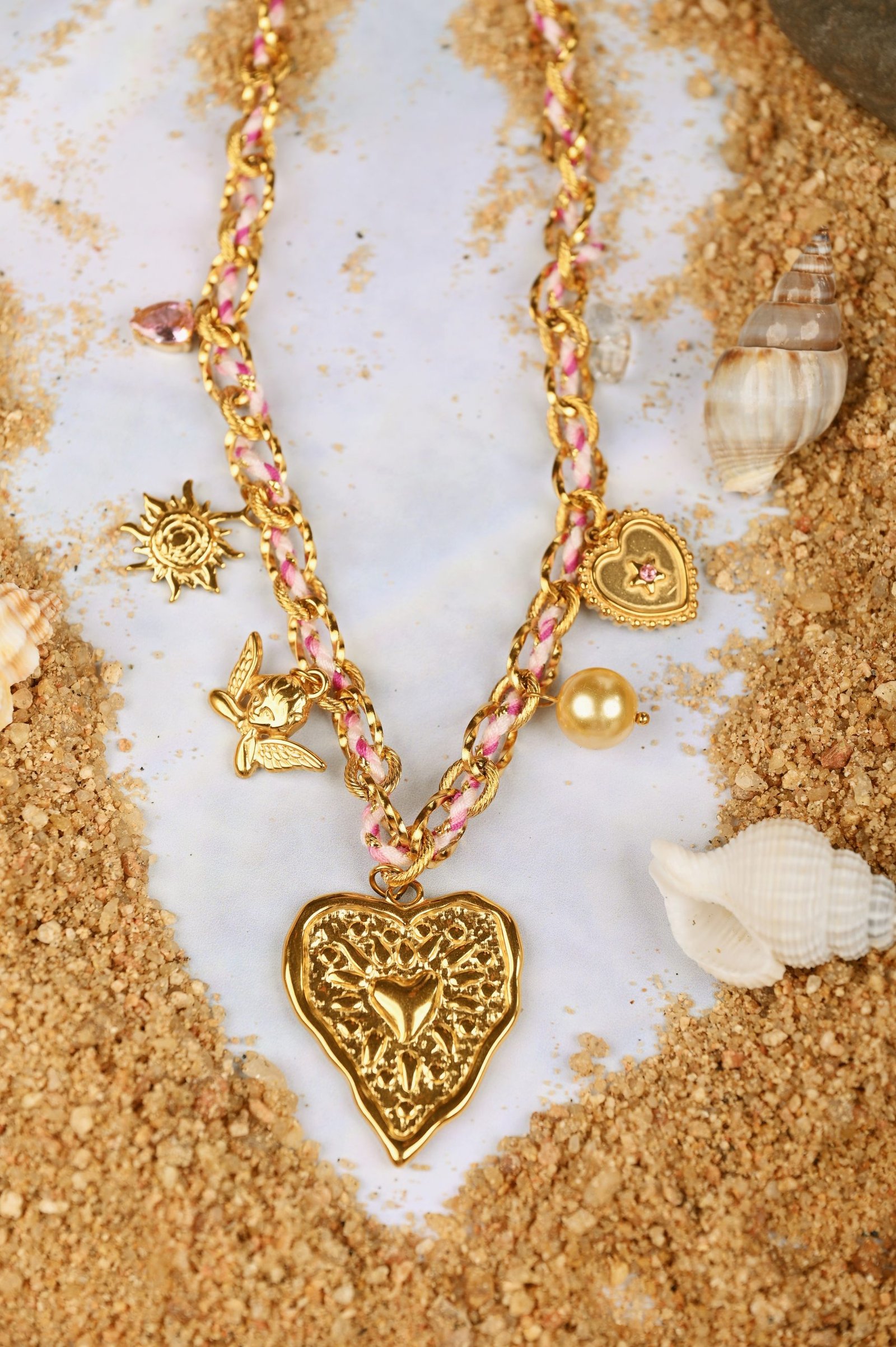 siren heart neckpiece Siren Heart Necklace - Image 1
