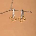 Soft Bloom Hoops Earring