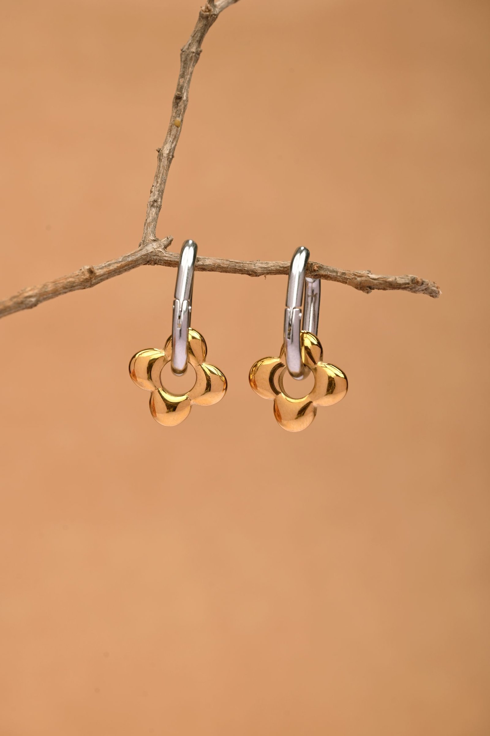 soft bloom hoops Soft Bloom Hoops Earring - Image 1